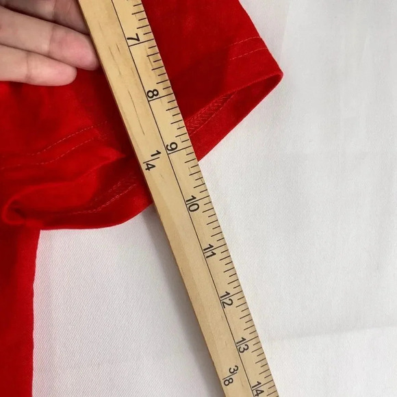 Adelyn Rae Red Twist Front Keyhole Top - Picture 8 of 13